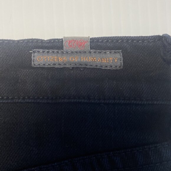 Citizens of Humanity Amber Medium Rise Bootcut Jeans in Black Size 30 Cowgirl - Picture 7 of 11